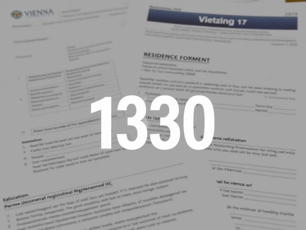 Behördliche Formulare für die Ummeldung nach einem Umzug Wien 1130