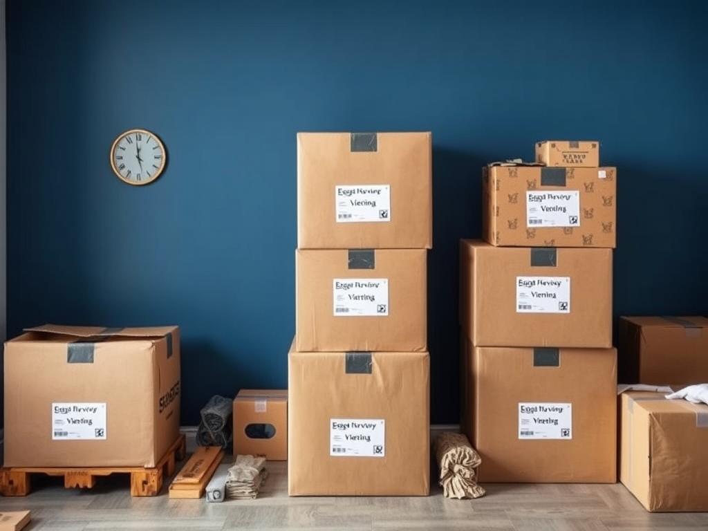 Systematisches Packen und Beschriften von Umzugskartons für Wien 1130